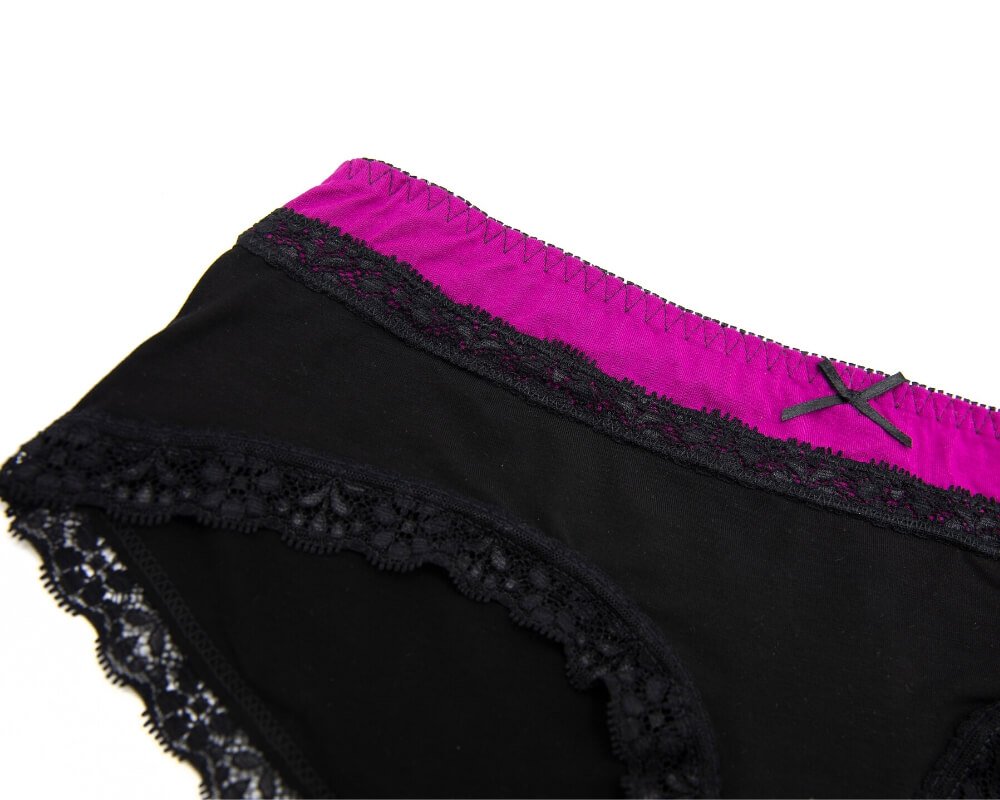 Blaize Ladies Lace Bamboo Underwear Magenta You And Bamboo
